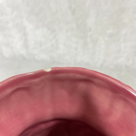 English water lily pitcher Pottery 481 New Arsenal pottery Teal Pink - Picture 7 of 11